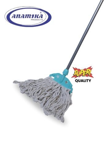 Clip & Fit Mop 9 inches for All Type of Floor Cleaning Replacement Mop Head with Super Absorbant Cotton Mop